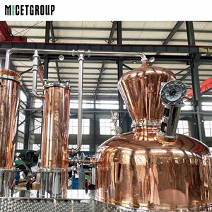 Alambic en cuivre de 2000 litres pour whisky, gin, distillation artisanale, équipement de distillerie de whisky et de brandy - Product Image 4
