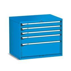 Armoire à tiroirs Fami Master Key Comfort, 5 tiroirs, 1020x726x850 mm, rouge rubis RAL3003, rangement d'outils - Product Image 3