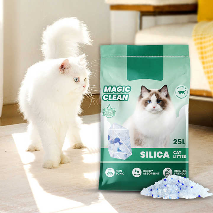 Image showcasing Eco-Friendly Cassava Starch Zeolite Cat Litter Fast Clumping Highly ...