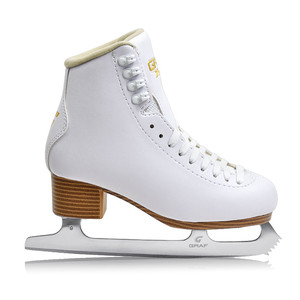 GRAF-U20pro Pattini da Ghiaccio Bianchi per <span class=keywords><strong>Adulti</strong></span> e Bambini, Lame in Acciaio Inossidabile, Taglie 27 # -43 # - Product Image 4