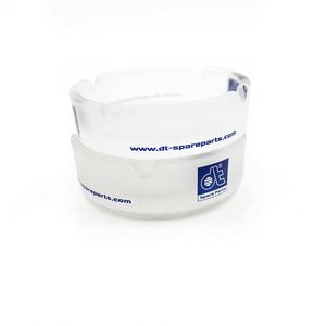 Cendrier en verre dépoli rond en gros avec impression de logo créatif, fournitures promotionnelles pour fêtes, cendrier publicitaire créatif, cadeau - Product Image 4