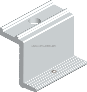 Fournisseur de systèmes de montage <span class=keywords><strong>solaire</strong></span> : Serre-câble intermédiaire <span class=keywords><strong>solaire</strong></span>, Pieu de <span class=keywords><strong>fixation</strong></span> pour tuiles, Noir, Argent, Accessoires solaires, Structure photovoltaïque |   ART SIGN - Product Image 2