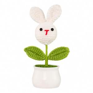 Descuento personalizado macramé juguetes de ganchillo de felpa suave con patrones de personajes únicos relleno de algodón PP disponible en tamaño/forma/color - Product Image 1