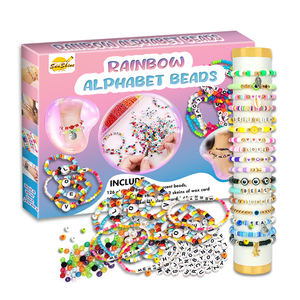 Perles d'amitié élastiques pour filles <span class=keywords><strong>Kit</strong></span> de <span class=keywords><strong>fabrication</strong></span> de bracelets d'amitié à la mode pour la <span class=keywords><strong>fabrication</strong></span> de bijoux - Product Image 1