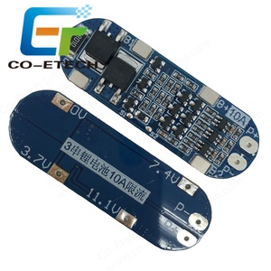 Placa de protección de módulo BMS 3S 10A 11,1 V para batería de litio de iones de litio 18650 cargador PCB - Product Image 3