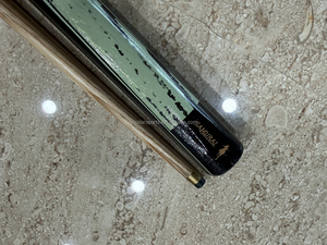 Vente en gros de queue à neuf billes en érable fendu 1/2 Black Technology Bâton de billard américain professionnel de 19oz en <span class=keywords><strong>acier</strong></span> <span class=keywords><strong>graphite</strong></span> durable - Product Image 4