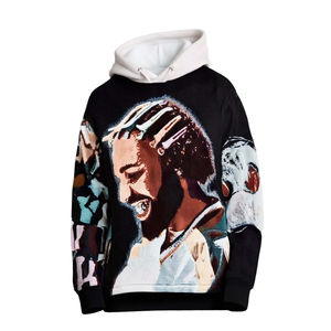 Hip Hop Street Wholesale <strong>Vivid</strong> Pattern Fashion Designs Custom Mens <strong>Clothing</strong> Mens Fashion Hoodies - Product Image 2