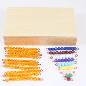 Material Montessori para enseñanza, juguetes educativos, barras de cuentas para tablero de adolescentes, Material de matemáticas, venta al por mayor - Product Image 2