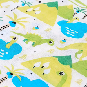 Nouvelle conception Cobijas Dinosaurios bébé mousseline mousseline couvertures d'emmaillotage - Product Image 5