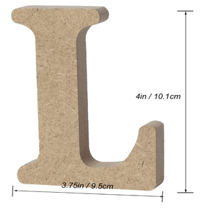 Lettres majuscules en bois massif poli autoportantes pour <span class=keywords><strong>la</strong></span> peinture DIY, l'artisanat, <span class=keywords><strong>la</strong></span> décoration murale - Graduation, Halloween, durables - Product Image 2