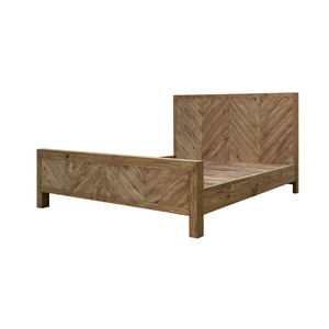 <span class=keywords><strong>Letto</strong></span> King Size <span class=keywords><strong>180</strong></span> <span class=keywords><strong>CM</strong></span> in Stile Rustico DANDOU, Arredamento per la Casa in Legno di Pino Riciclato - Product Image 2