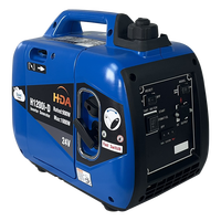 Mini smart 1KVA DC 12V 48V 60V 72V générateur de lumière essence onduleur silencieux DC générateur pour H1200i-D de charge de batterie