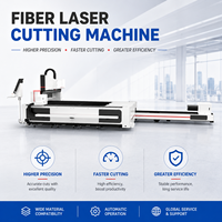 Machine de découpe laser en acier inoxydable 3KW, découpeuse laser à fibre CNC pour tôles métalliques, plaques d'acier au carbone, traitement de précision