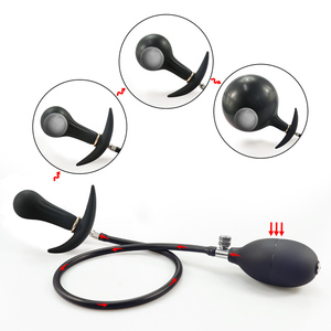 Inflable Anal Plug Pump Dildo <span class=keywords><strong>Butt</strong></span> Expander Bondage BDSM Juguetes sexuales para hombres y mujeres - Product Image 2
