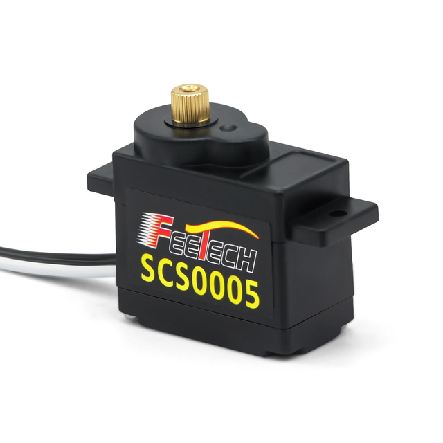 Customized Quadruped Hexapod Micro Robot Feetech SCS0005 6V 1.8kg Coreless Motor 270 Degree Lightweight Serial Bus Servo