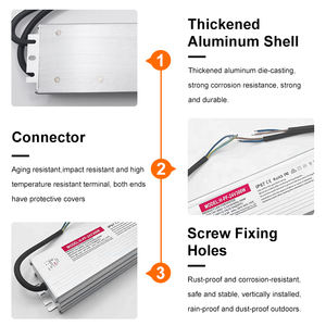 价格合理 IP67 100-1000W 12V 24V 户外照明稳压电源 LED户外电源 - Product Image 6