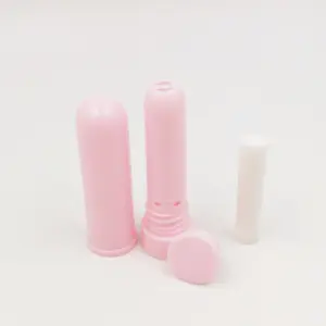 DIY 香薰鼻吸入器 4 件空白鼻吸入器棒热颜色粉红色