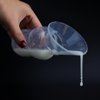 Ensemble de pompe à lait manuel en silicone avec couvercle pour des soins infirmiers expressifs pratiques