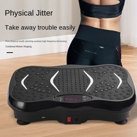 Meilleures ventes : Plaque vibrante de fitness Jitter, machine de perte de poids, plaque vibrante électrique Crazy Fit pour massage et entraînement du corps entier
