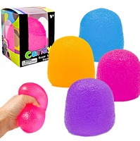 Jouet anti-stress souple et mignon en forme de bonbon, couleurs vives assorties, idéal pour le bureau, la détente et l'affichage en magasin