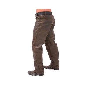 Pantalones de moto transpirables de cuero de ante, diseño personalizado, pantalones de carreras de motos gruesos de piel de vaca genuina - Product Image 2