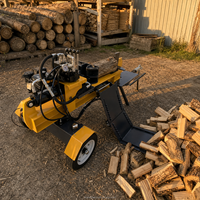 Fendeuse de bûches à essence 27 tonnes, machine à couper le bois de chauffage, type remorque, pour usage forestier et agricole