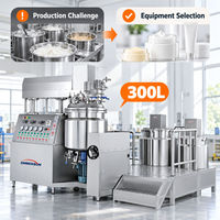 Imberson 300L Homogénéisateur Cosmétique Sous Vide à Cisaillement Élevé pour Production en Lot Pilote