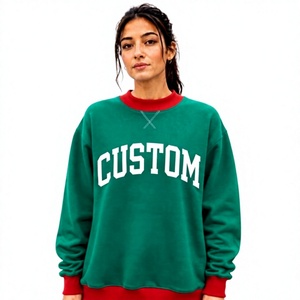 Sudadera Holgada de Cuello Alto para Mujer, Estilo Cómodo, Fabricación Directa de Fábrica, Servicio OEM/ODM - Product Image 1