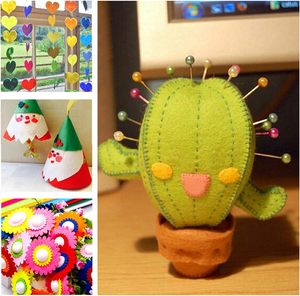 Chất Lượng Cao Mềm Cứng Các Loại Cảm Thấy Tấm Vải Tự Làm May Thủ Công Bộ Dụng Cụ Cho Trẻ Em Bán Sỉ Cung Cấp Cho Giáo Dục Đồ Chơi Nghệ Thuật - Product Image 5