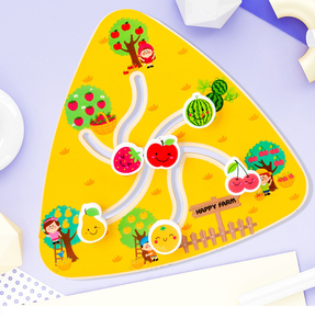 Juguete de Madera Personalizado de Fábrica, Rompecabezas de Laberinto Triangular, 4 Temas, Juego de Clasificación de Formas, Juego de Caminos, Juguete Educativo para el Desarrollo Cognitivo de los Niños - Product Image 2