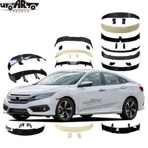 Sedan Car Exterior Accessories Include Universal Rear Trunk Boot Lip Spoiler Wing