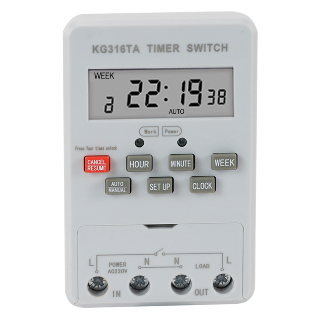 Factory Price 30A Large Load Auto Cycle Microcomputer Time-controlled Switch