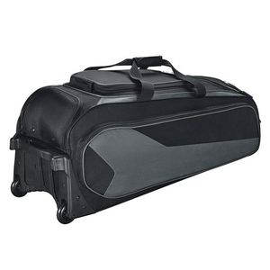 Newly Design Wholesale Custom Rolling Equipment <b>Baseball</b> <b>Bat</b> Bag Outdoor Travel Duffle Bag With Wheels - Product Image 1