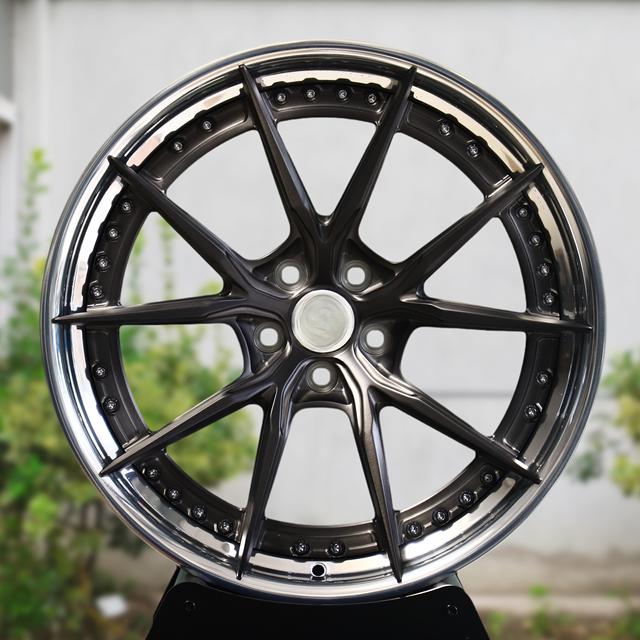 Two Piece 19 20 21 22 Inch 5x112 5x120 5x1143  Alloy S101SC Forged Wheels for BMW M3 M4 G20 G30 G05 X5 camaro corvette C6