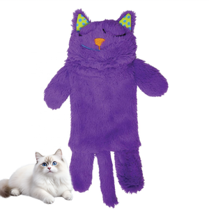 2024 New Customizable After-Sale Guaranteed Filled PP <strong>Purr</strong> Pillow Kitty Soothing Plush <strong>Cat</strong> <strong>Toy</strong>