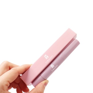 Bolígrafos giratorios vacíos de 1.5ml, 2ml, 3ml, 4ml, 5ml, color rosa, con punta de pincel, aplicadores de brillo labial cosmético, tubos contenedores. - Product Image 1