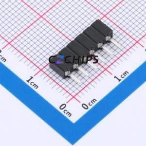 CES-106-01-T-S Pin Socket Through hole Component (THT),P=2.54mm Connector 2.54mm Through Hole Single Row 6P - Product Image 2