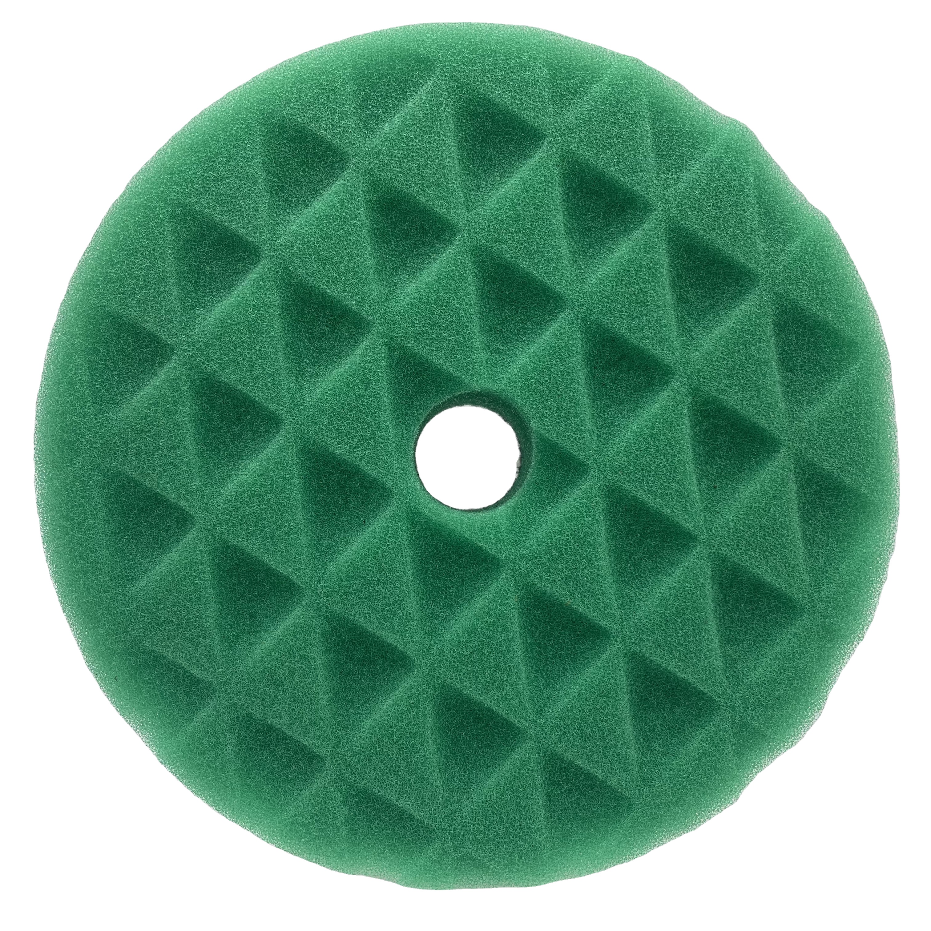 Бесплатный образец 4-дюймовый зеленый губка с полировальной Подложка для полировки автомобиля пены