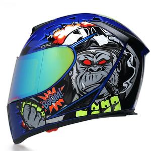 Casques de moto et de vélo électrique intégraux, taille XL, en ABS, emballage en boîte, design coloré et unique, expédition directe usine - Product Image 2