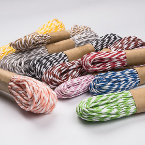 Tự làm thủ công trang trí đầy màu sắc Raffia giấy Ribbon giấy <span class=keywords><strong>twine</strong></span> dây màu xoắn sọc giấy Raffia <span class=keywords><strong>twine</strong></span> - Product Image 2