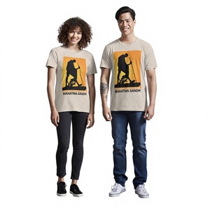 Direct Factory Manufacturer Unisex Quick Dry Cotton T <b>Shirt</b> Light Grey Anti Shrink Casual Wear Diamond <b>Button</b> OEM Wholesale - Product Image 1