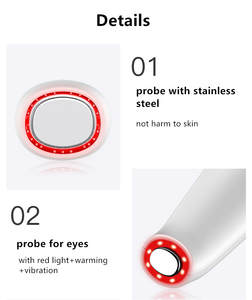 Masajeador facial caliente y frío-Herramienta de belleza de vibración de enfriamiento y calentamiento-Equipo de masaje para el cuidado de la piel del spa - Product Image 4