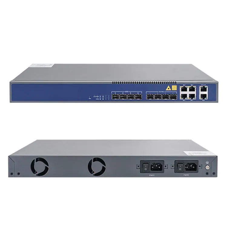 Wanglink Hochwertige 4 PON EPON OLT Glasfaser OLT EPON 4 PON Port Unterstützung Dual Supply Power