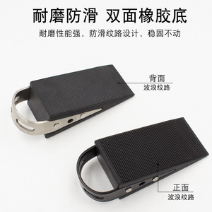 Butoir de porte en caoutchouc à fixation au sol, anti-collision, de grande taille, au design minimaliste - Product Image 5