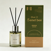 Flacons en verre vides de luxe transparents de haute qualité pour diffuseurs à bâtonnets parfumés, huiles parfumées et aromathérapie, 50ml, 100ml, 150ml