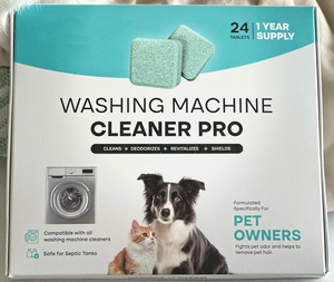 <span class=keywords><strong>Pastiglie</strong></span> Detergenti per <span class=keywords><strong>Lavatrice</strong></span> Confezione da 24 Fornitura per 12 Mesi. Formulato per i proprietari di animali domestici. Compatibile con <span class=keywords><strong>lavatrice</strong></span> a caricamento dall'alto HE. - Product Image 6