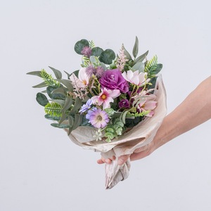 Bouquet de fleurs artificielles Xiyan en tissu tissé plastique, décoration d'intérieur, accessoires de photographie CF02016 - Product Image 2