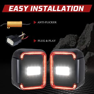 Luces traseras LED para Jeep Gladiator JT con lente ahumada, 12V, actualización de reequipamiento para modelos 2020-2021 - Product Image 4