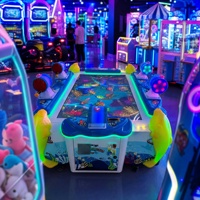 Machine de jeu d'arcade de pêche pour 6 joueurs, à monnayeur, thème océan, multijoueur, pour parc d'attractions