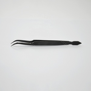 Pinzas de pestañas curvadas fuertes de volumen ruso de belleza de alta calidad, pinzas profesionales de Mega VOLUMEN DE Plasma negro - Product Image 6